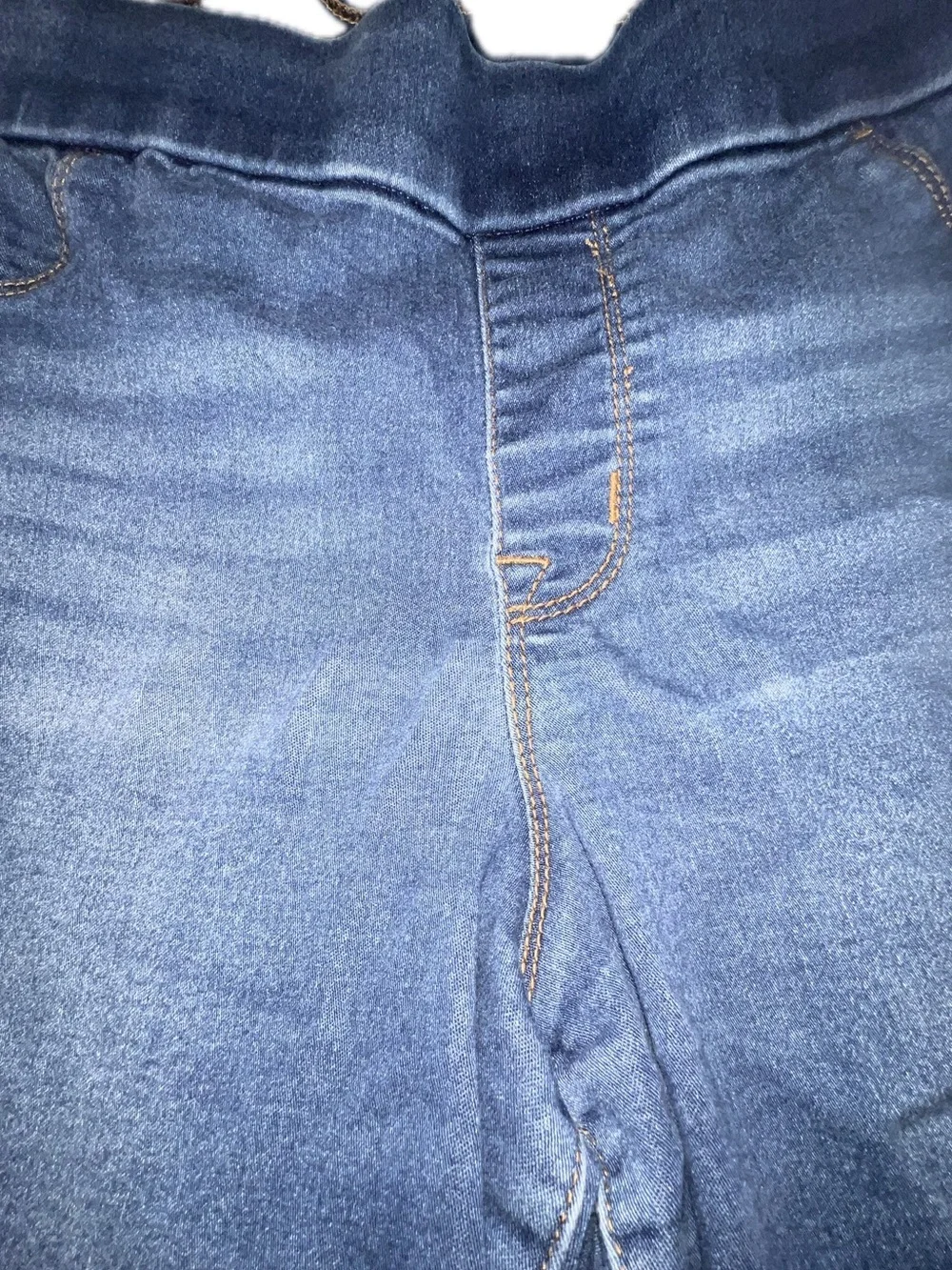 🔴Nine West Blue Skimmers & Time And Tru Denim Long Shorts Large